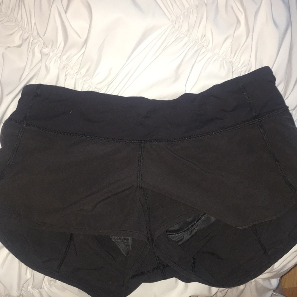 Black lululemon shorts